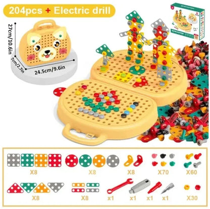 Bouwspeelgoed Set – Gereedschap met Draad – Creatief Spel – Voor Kinderen