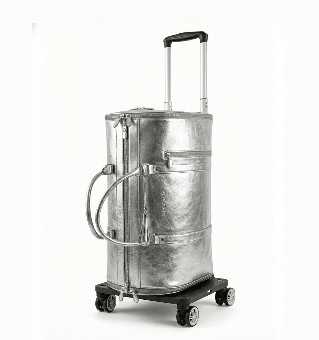 Fittershape Luxe Mega Bag – handbagage met rolwielen & vouwvrij
