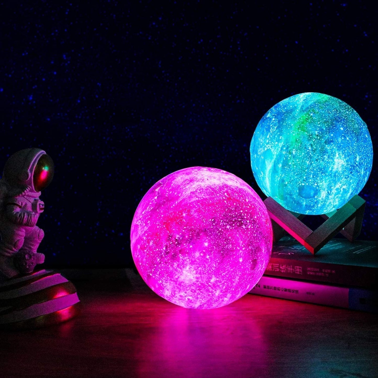 Planeten Lamp – 3D Effect – Voor Sfeer & Decoratie