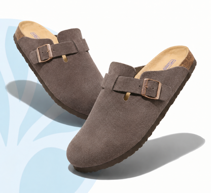 Fittershape Comfort Clogs – suède met voetboogsteun