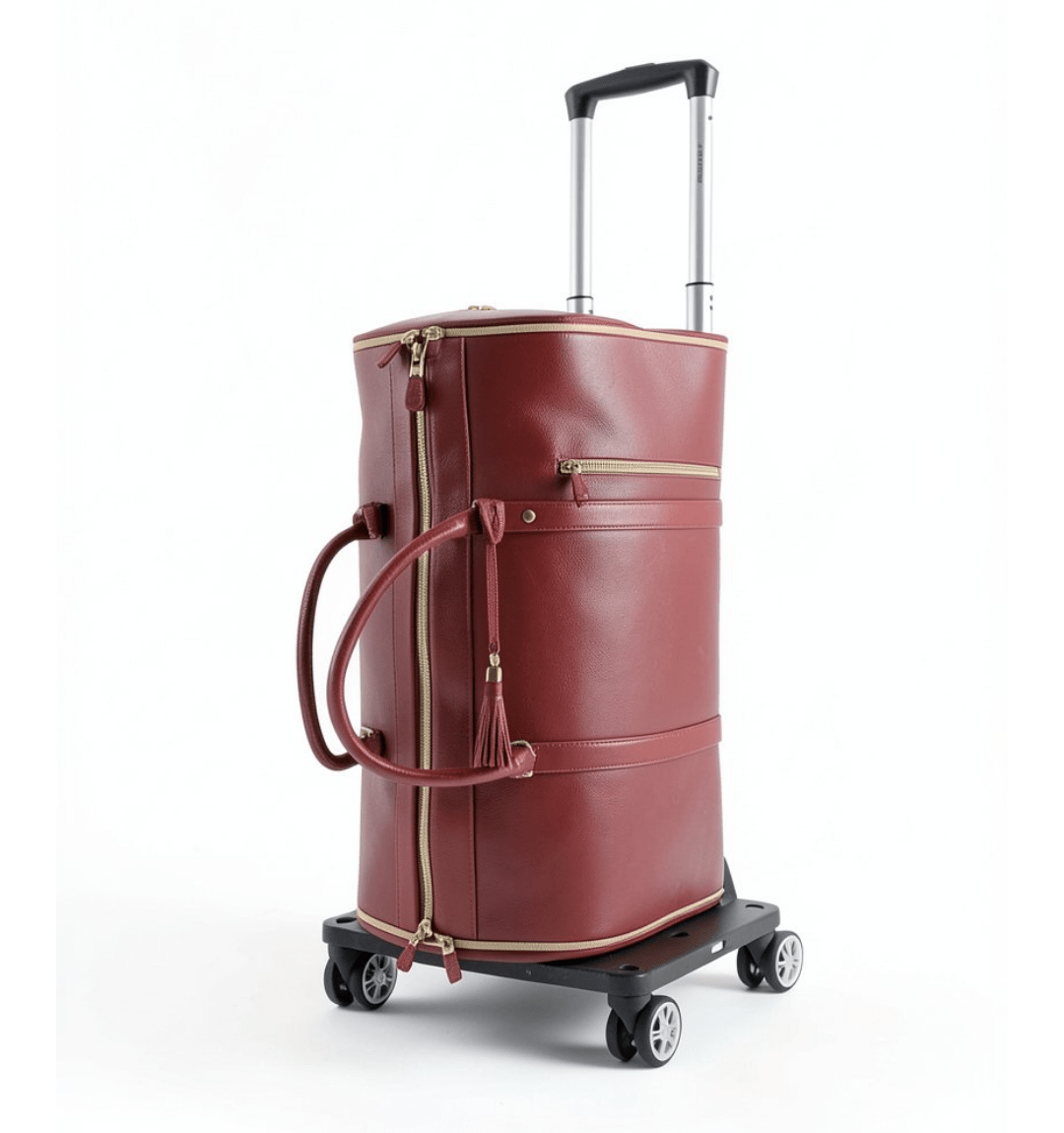Fittershape Luxe Mega Bag – handbagage met rolwielen & vouwvrij