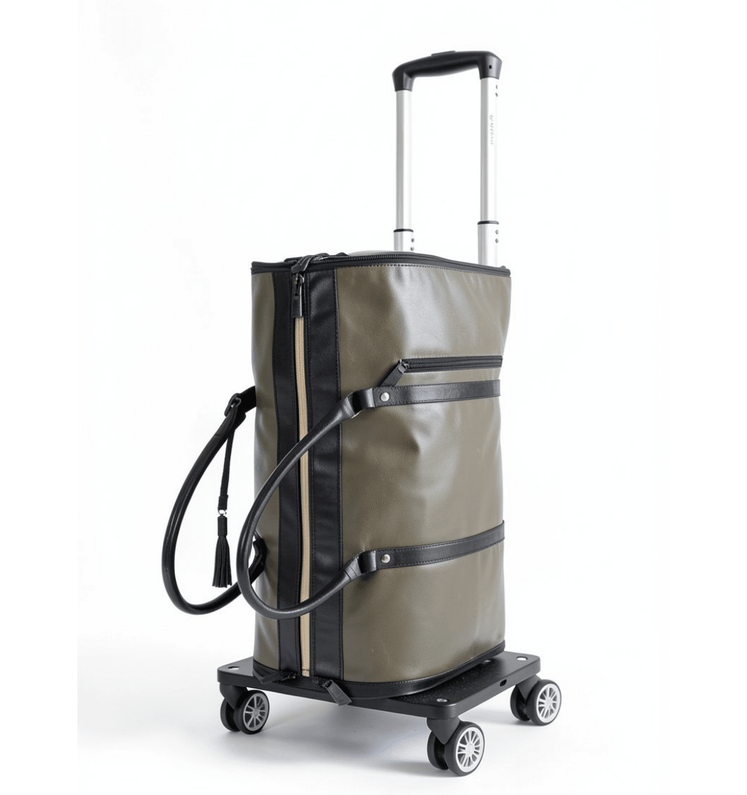 Fittershape Luxe Mega Bag – handbagage met rolwielen & vouwvrij
