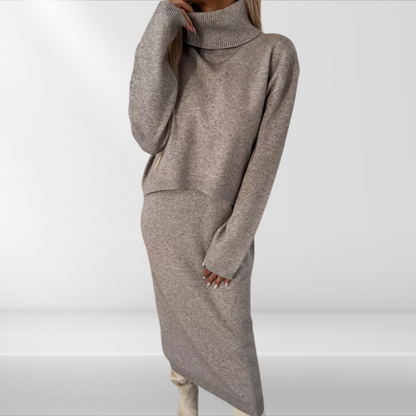 Trui Jurk – Hoogstaande kraag – Comfortabel – Voor casual gebruik