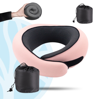 Fittershape Reiskussen – memory foam met kap
