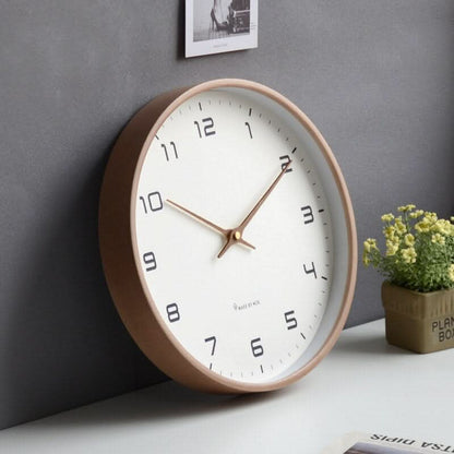Wandklok – Minimalistisch Design – Grote Wijzerplaat – Voor Woonkamer