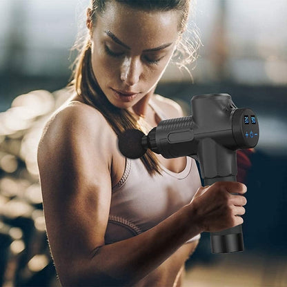 Massagepistool – Verstelbare Intensiteit – Draagbaar – Voor Spierontspanning