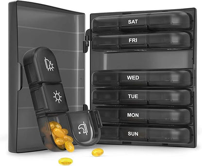 Tabletten Doseringsbox – 7 Dagen – Voor Organisatie van Medicatie