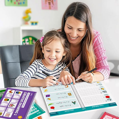 MagicTrace Herbruikbare Schrijf- en Leer Set – Maak Handwriting Leuk voor Kinderen