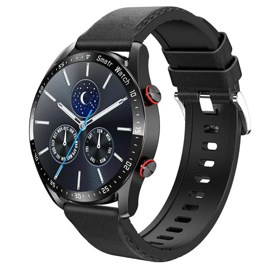 SwissMotion Smartwatch - Multifunctionele Horloge met Lange Batterijduur