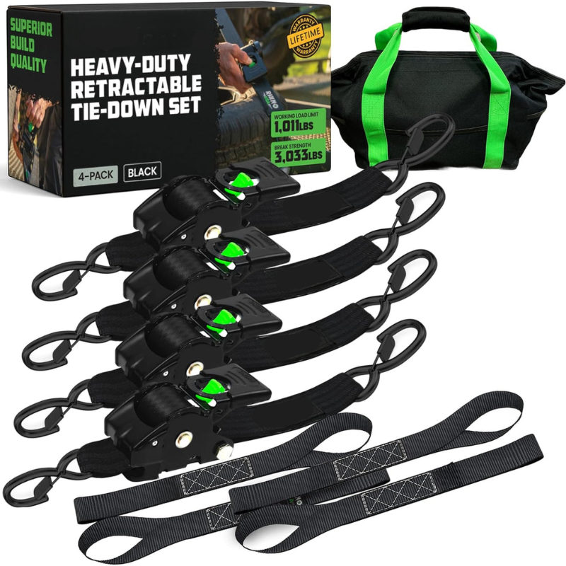 Verstelbare Spanbanden Set – Heavy Duty – Voor Lastenbeveiliging