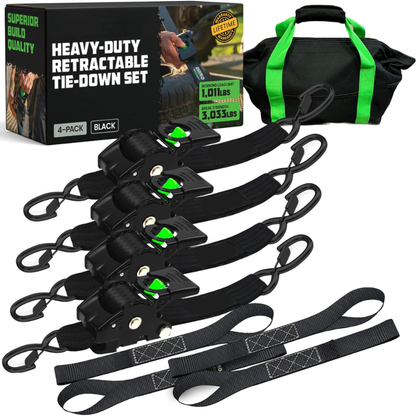 Verstelbare Spanbanden Set – Heavy Duty – Voor Lastenbeveiliging