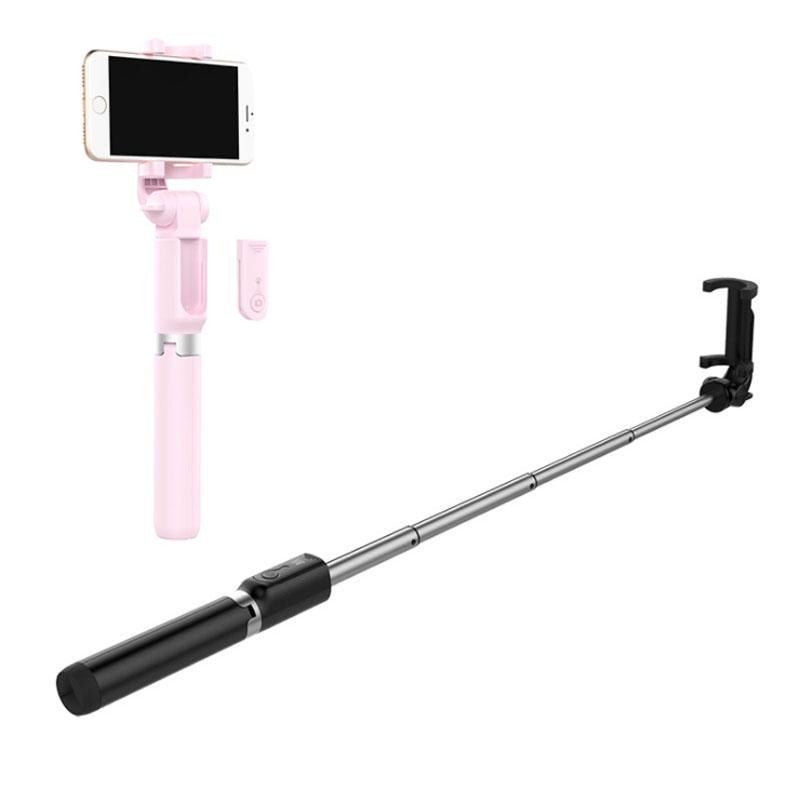 Inklapbare selfie stick – voor smartphones – met verstelbare lengte – voor vlogs en selfies