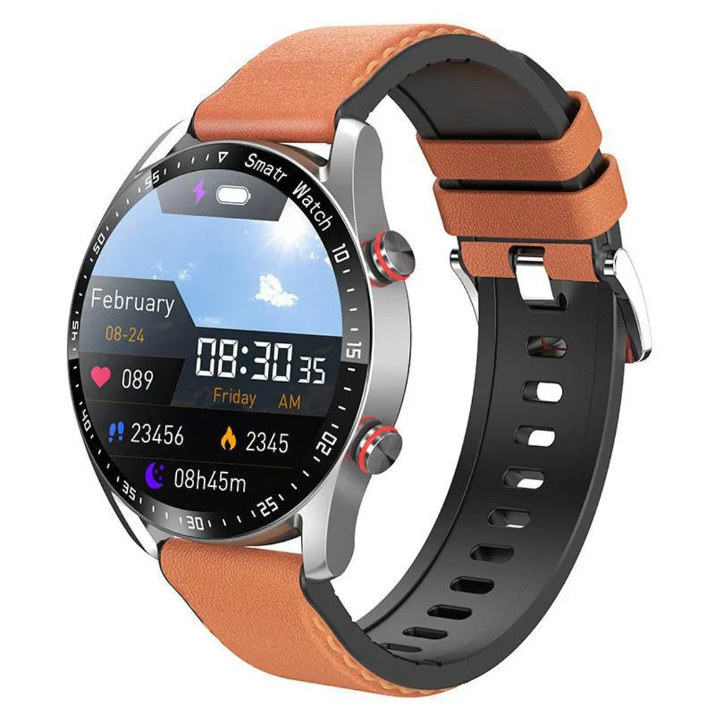 SwissMotion Smartwatch - Multifunctionele Horloge met Lange Batterijduur