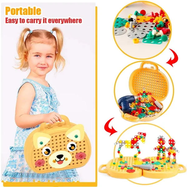 Bouwspeelgoed Set – Gereedschap met Draad – Creatief Spel – Voor Kinderen