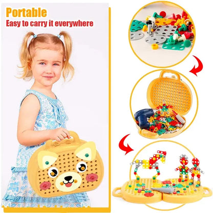 Bouwspeelgoed Set – Gereedschap met Draad – Creatief Spel – Voor Kinderen
