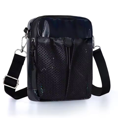 Transparant Crossbody Tasje – Waterafstotend Materiaal – Mesh Voorvak