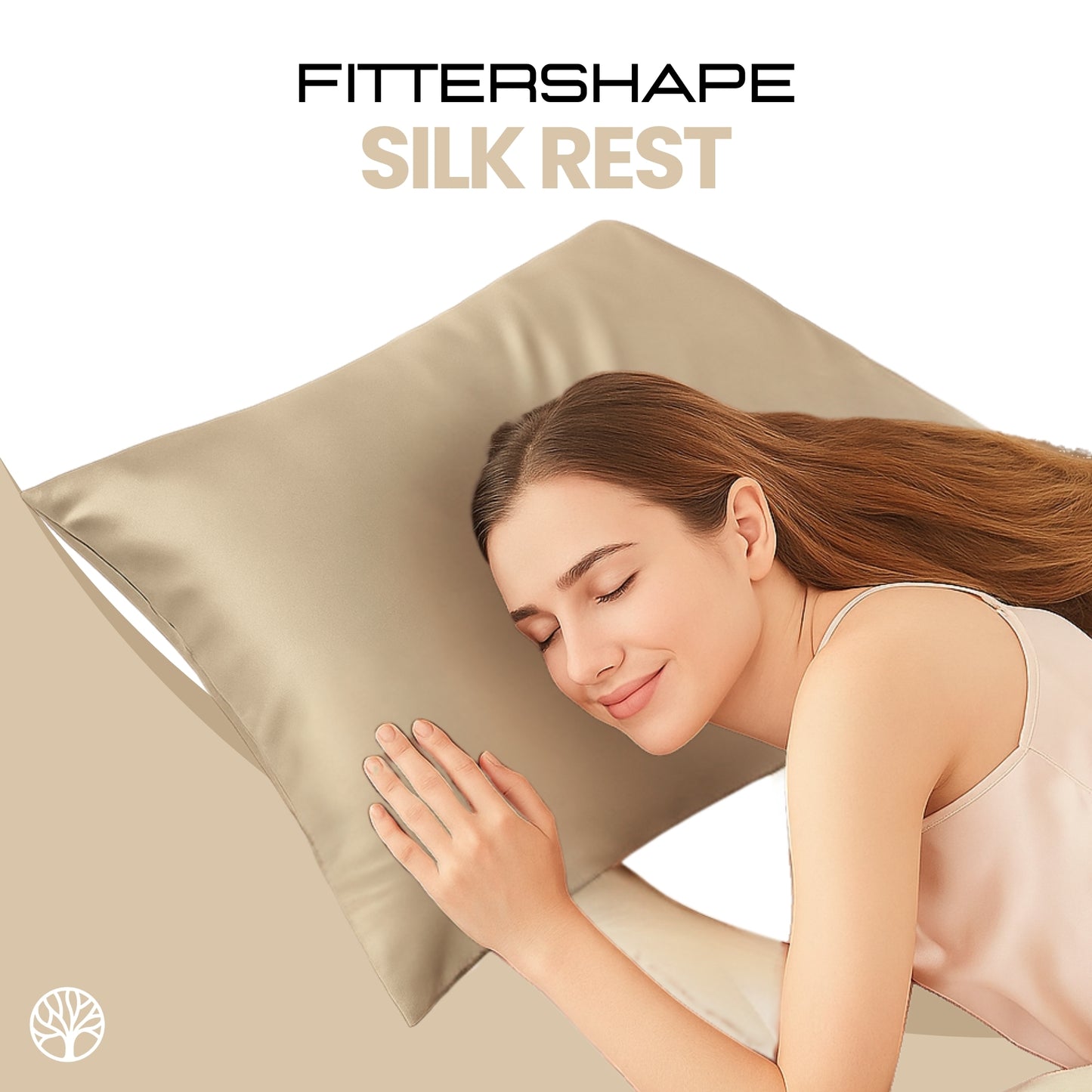 Fittershape Silk Rest | Natuurlijke Zijde Kussensloop – Voor Haar & Huid