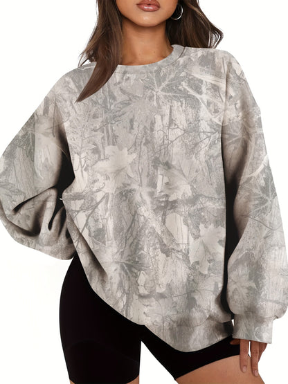 Dames Trui – Camouflage Design – Comfortabel en Stijlvol