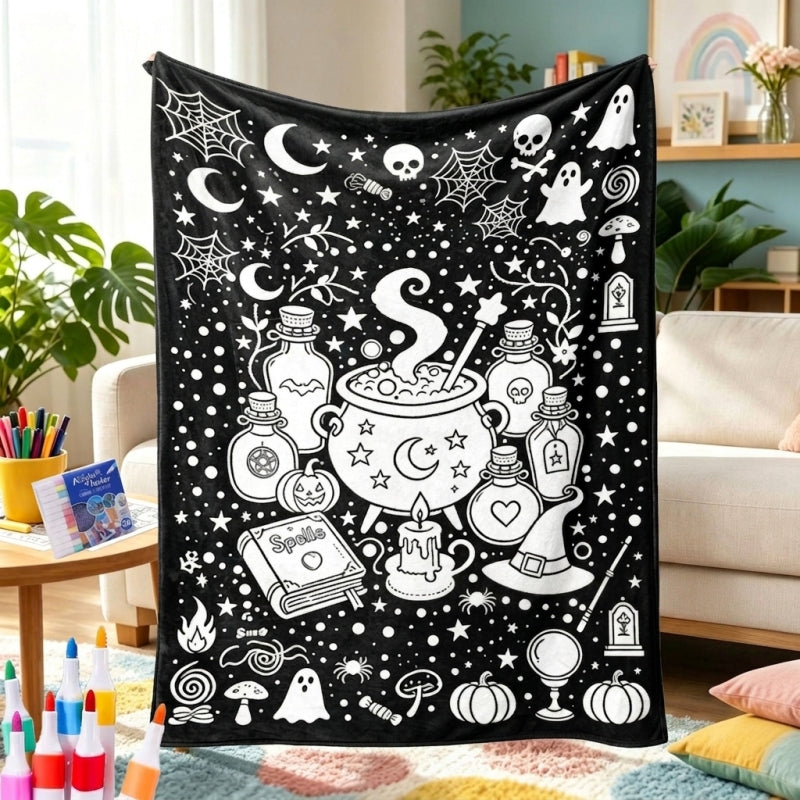 Fittershape Halloween DIY Tekenkleed – creatief kleurplezier