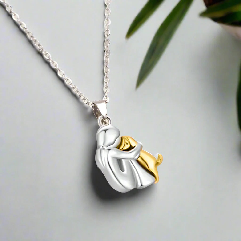 Halsketting – Moeder en Kind – Gouden Accenten – Voor Moeders