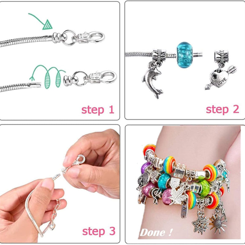 DIY Sieraden Set – Kleurrijke Charms – Voor Armbanden en Kettingen – Voor Kinderen