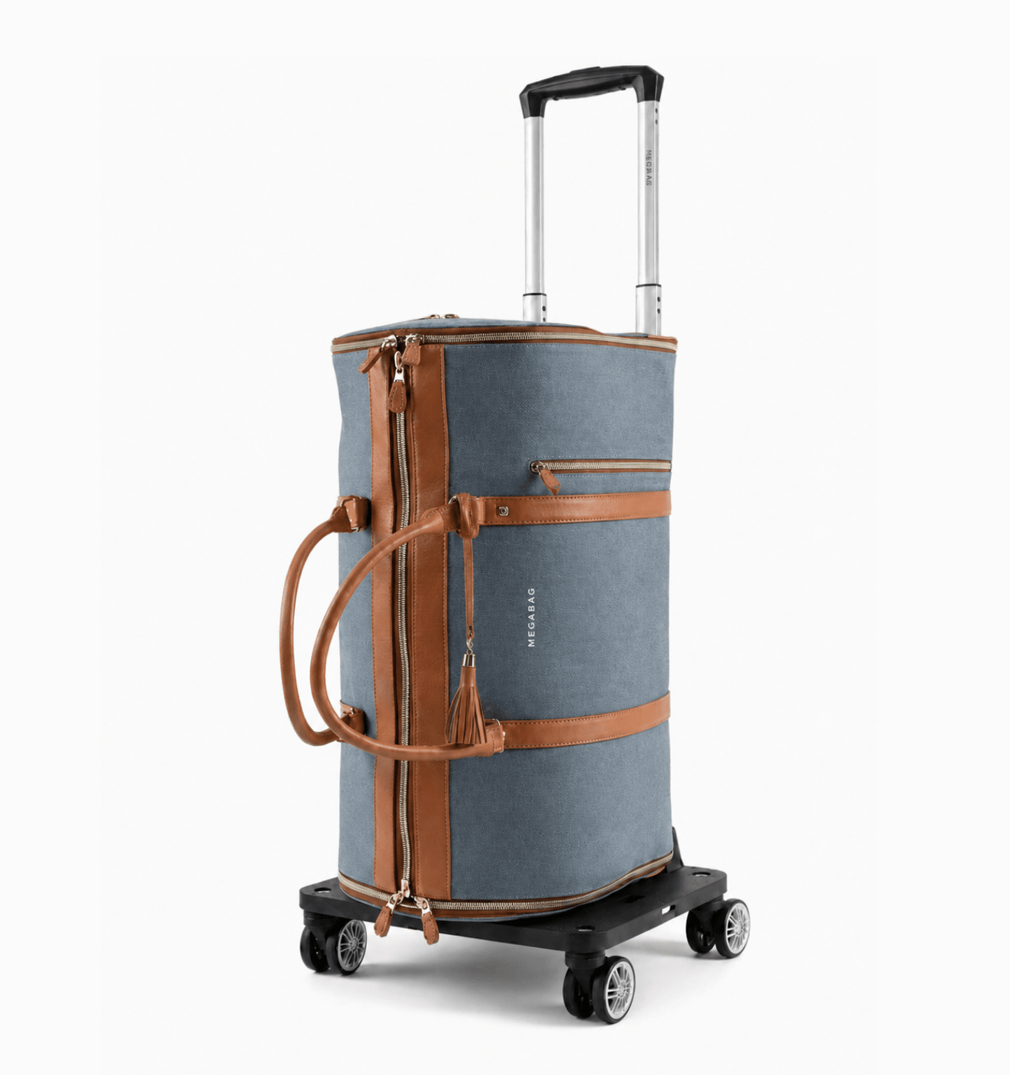Fittershape Luxe Mega Bag – handbagage met rolwielen & vouwvrij