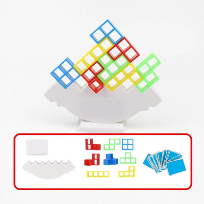 Kleurrijk Stapelspel – Leerrijk Spel – Voor Kinderen en Gezinnen – Creatieve Bouwpuzzel