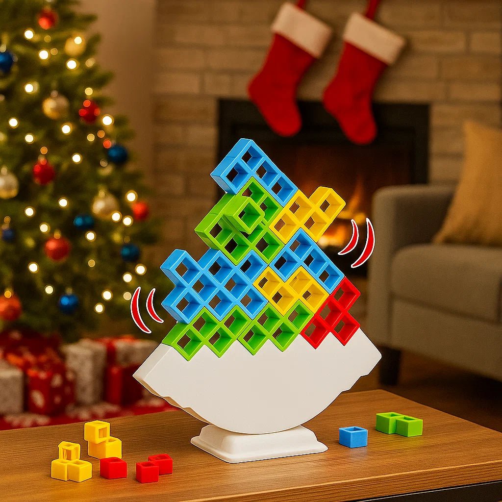 Kleurrijk Stapelspel – Leerrijk Spel – Voor Kinderen en Gezinnen – Creatieve Bouwpuzzel