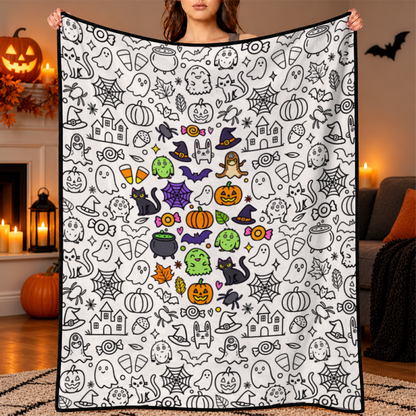 Fittershape Halloween DIY Tekenkleed – creatief kleurplezier