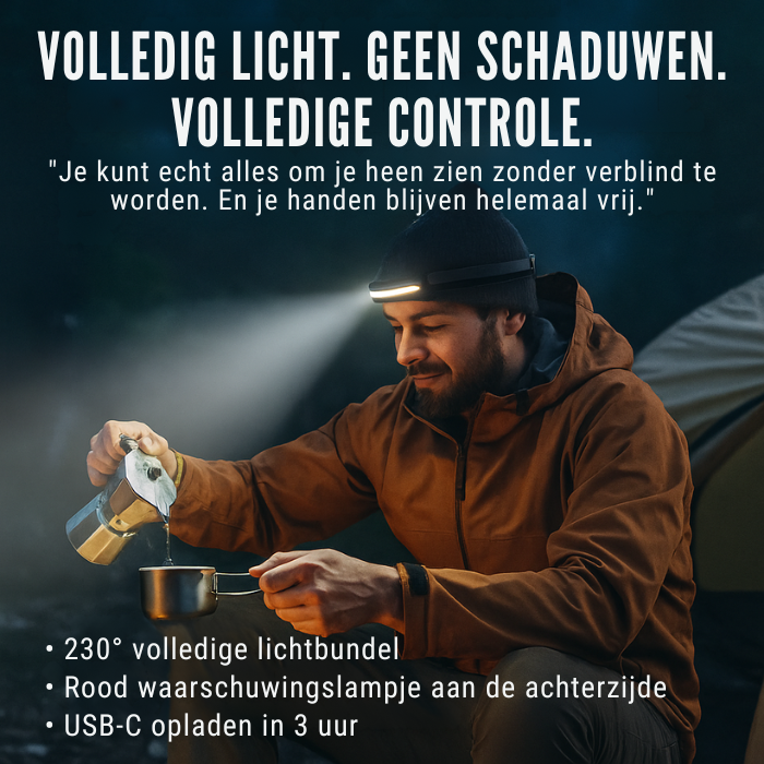 Oplaadbare Reflecterende Hardloopband – USB – Voor Veiligheid en Zichtbaarheid