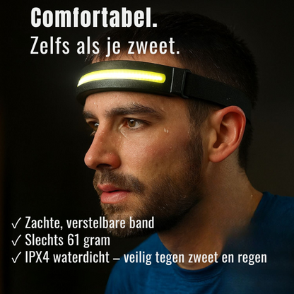 Oplaadbare Reflecterende Hardloopband – USB – Voor Veiligheid en Zichtbaarheid