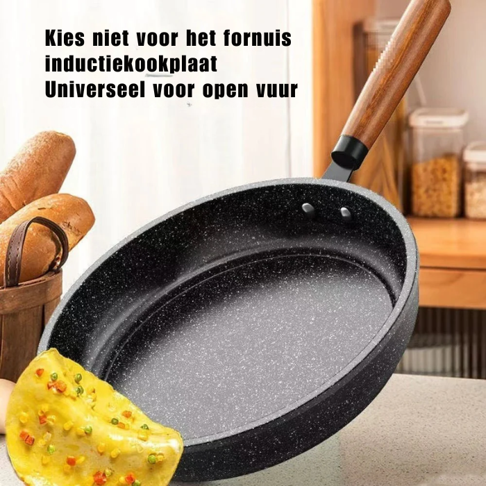 Koekenpan – Antiaanbaklaag – Geschikt voor Gas en Elektrisch