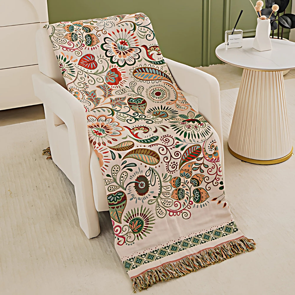 Bedsprei – Bloemenpatroon – Zacht en Comfortabel