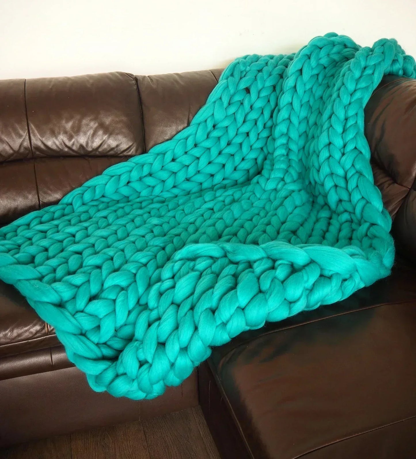 Chunky Deken – Breideken – Zacht materiaal – Voor op bed of bank