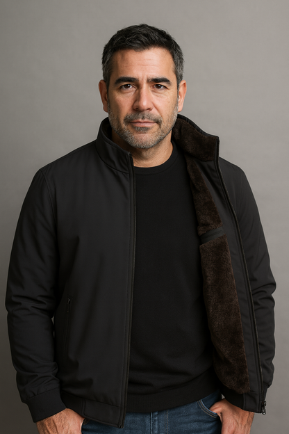 Fleece Bomberjack – Zachte Voering – Met Rits – Voor Mannen