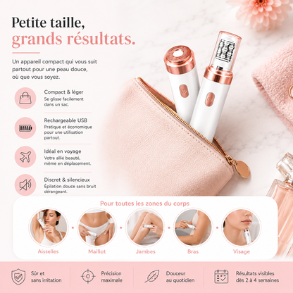Fittershape EpilSmooth Pro – 7-in-1 epilator voor gezicht & lichaam