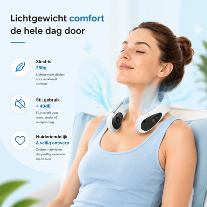 Fittershape Nek Airco – draagbare ventilator met koeling