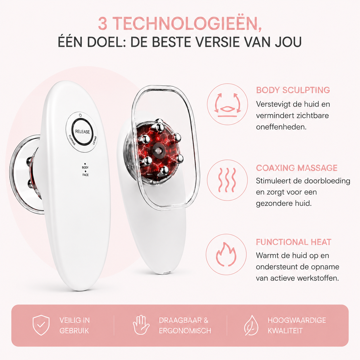 Fittershape 3-in-1 Body Sculptor – draagbaar