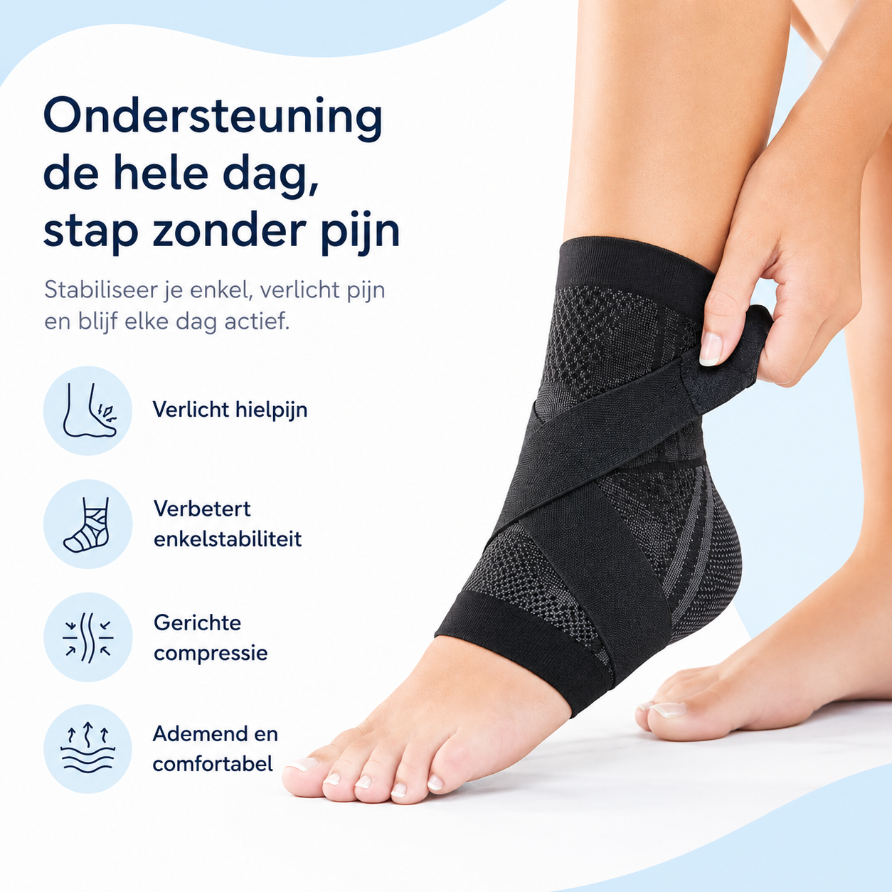 Fittershape Enkelbrace – verstelbaar