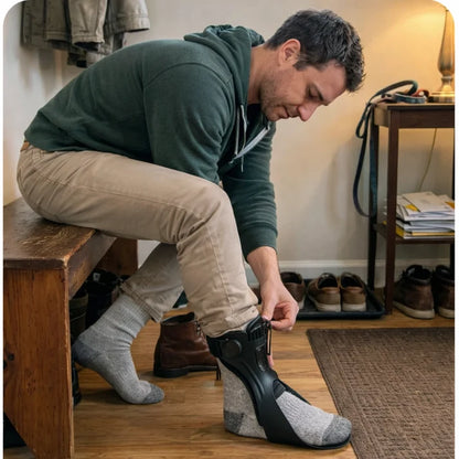 Fittershape Drop Foot Brace – veilige loophulp voor voetheffers