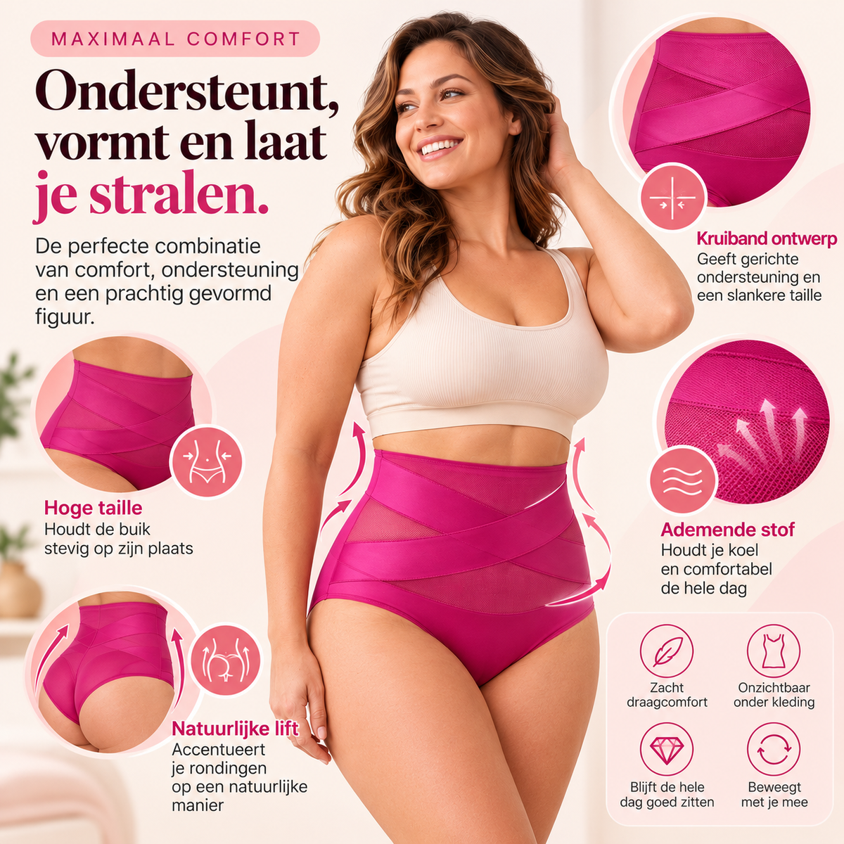 Fittershape Sculpt Brief – vormend & naadloos voor een glad silhouet