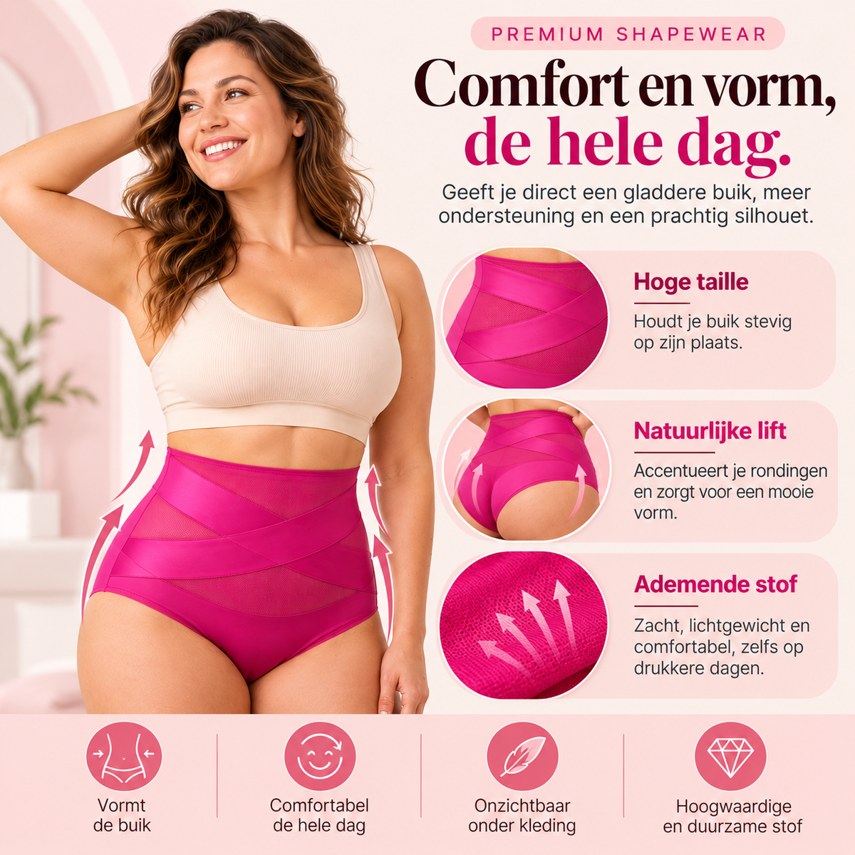 Fittershape Sculpt Brief – vormend & naadloos voor een glad silhouet