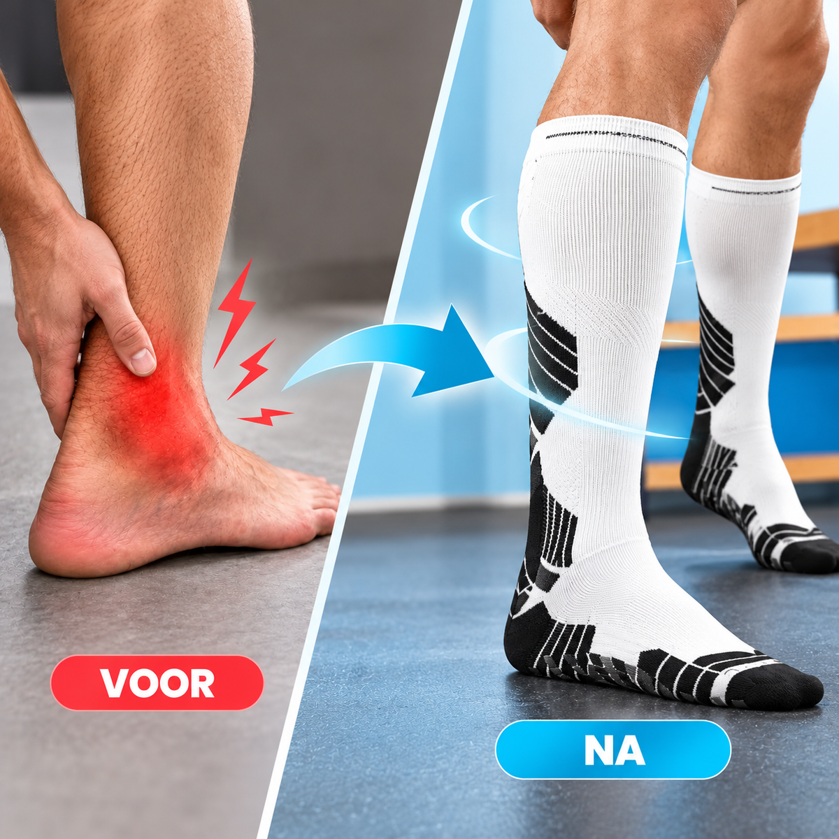 Fittershape Hockey Grip Socks – met silicone gripzones