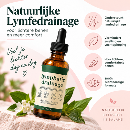 Fittershape Lymphatic Support Drops – voor lichtere benen & minder vocht