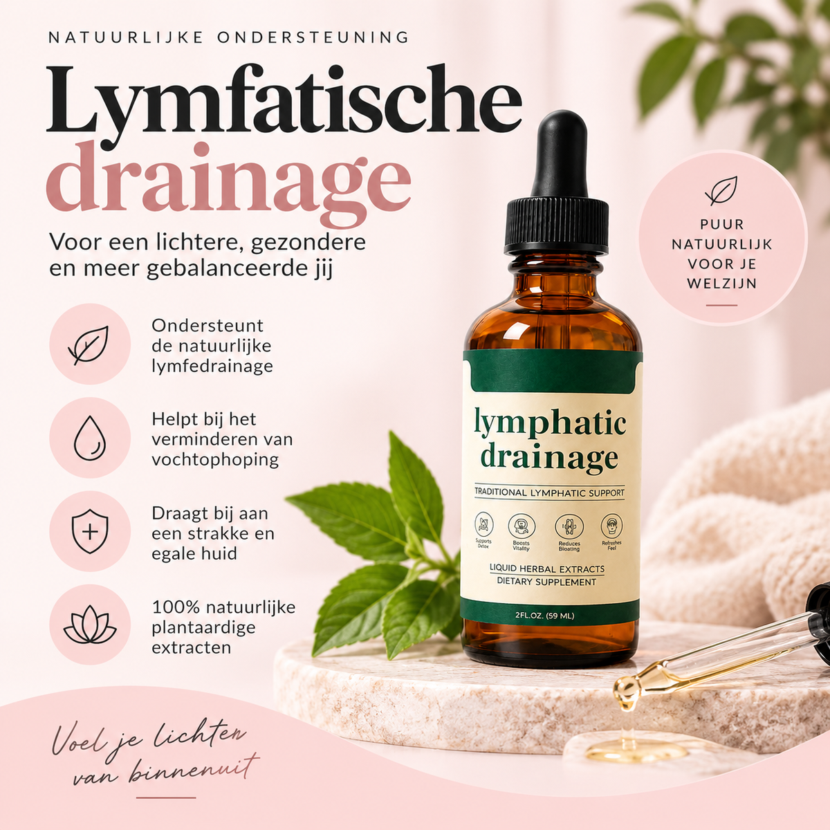 Fittershape Cellulite Drainage Drops – voor een gladde, egale huid