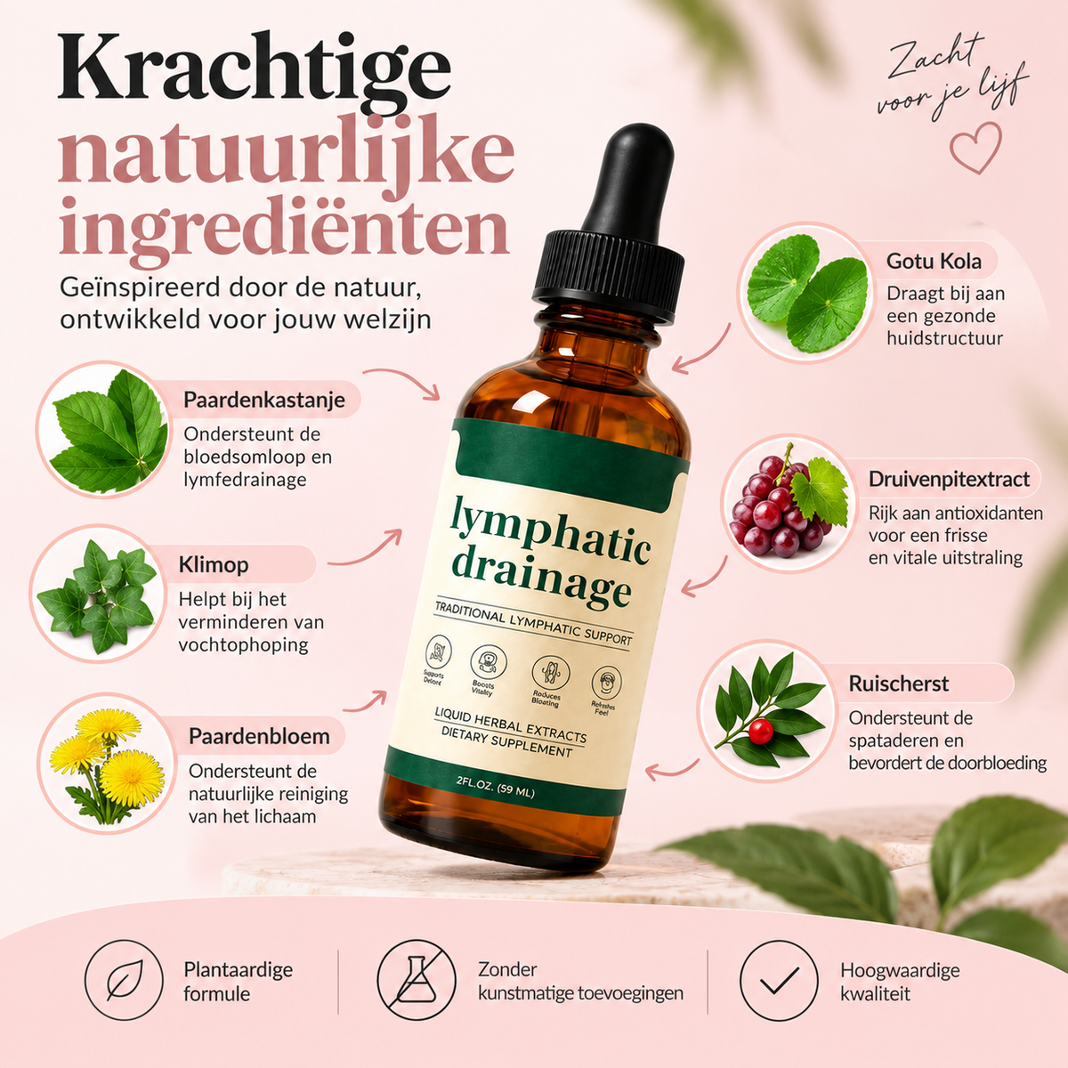 Fittershape Cellulite Drainage Drops – voor een gladde, egale huid