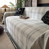 Ivoorkleurige tartan