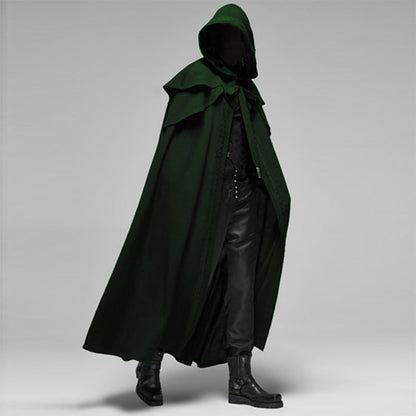 Zwarte Cape – Grote Kap – Gedetailleerd ontwerp – Voor cosplay of speciale gelegenheden