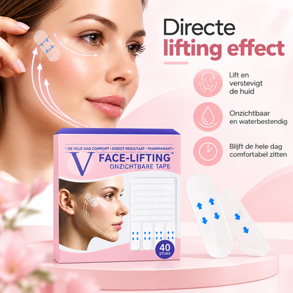 Fittershape V-Face Lifting Tape – onzichtbaar & waterbestendig