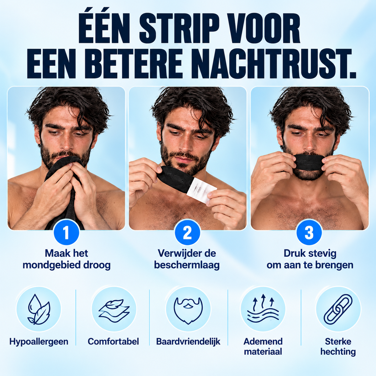Fittershape Mouth Tape – voor een betere nachtrust